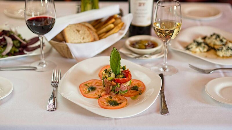 Tuna tartare appetizer